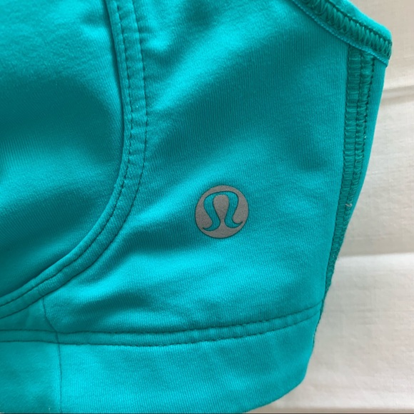 LuluLemon Adjustable Teal Sports Bra - Picture 7 of 9